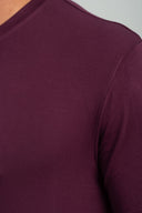 Vittorio Ανδρική Μπλούζα T-Shirt 200-2324-010 Μπορντό