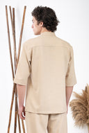 Vittorio Πουκάμισο Overshirt Vittorio 300-24-MONTERI Beige