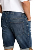 Tom Tailor Ανδρική Τζιν Βερμούδα TTJOSH Regular Slim Jeans Shorts 1050031-10281  Μπλε