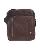 US. Polo Assn. Ανδρική Τσάντα Ώμου Cambridge M Vert. Crossbody BAG BIUCB5740MVP00D Καφέ