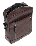 US. Polo Assn. Ανδρική Τσάντα Ώμου Cambridge M Vert. Crossbody BAG BIUCB5740MVP00D Καφέ