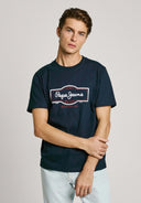 Pepe Jeans Ανδρική Μπλούζα T-Shirt Daxton Tee PM509786-594 Μπλε