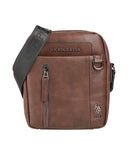 US. Polo Assn. Ανδρικό Τσαντάκι Ώμου Cambridge Crossbody BAG BIUCB5744MVP500-Καφέ