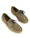 Lumberjack Ανδρικά Δερμάτινα Παπούτσια Loafer Navigator 102268833-Sage Green Χακί