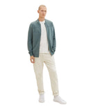 Tom Tailor Ανδρική Πλεχτή Ζακέτα Structure Mix Knit Jacket 1038317-18964 Μπλε