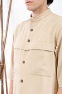 Vittorio Πουκάμισο Overshirt Vittorio 300-24-MONTERI Beige