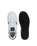 Lacoste Ανδρικά Δερμάτινα Sneakers T-Clip Set 50SMA0190147-WHT/BLK Λευκό
