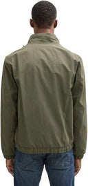 Tom Tailor Ανδρικό Μπουφάν Jacket Stand-Up Collar 1043830-23802 Πράσινο