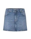 Guess Denim Faith Mini Γυναικεία Φούστα W6YD05D1350-ESBR Μπλε