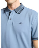 Tom Tailor Ανδρική Μπλούζα Polo Κοντομάνικη 1050778-39441 Μπλε