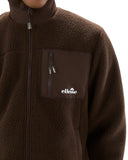 Ellesse Ανδρικό Fleece Jacket Monterras SHF24188-202 Καφέ