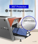 Δερμάτινο Σακίδιο πλάτης 24L Laptop 15,6” Bopai 61-122391 μαύρο