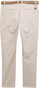 Tom Tailor Ανδρικό Παντελόνι Slim Chino With Belt 1027694-30026 Μπεζ