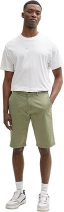 Tom Tailor Ανδρική Βερμούδα Regular Fit Chino Shorts 1044833-10905 Λαδί