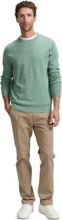Tom Tailor Ανδρικό Πουλόβερ Basic Knitted Sweater 1039810-38767 Πράσινο