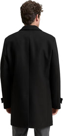 Tom Tailor Ανδρικό Παλτό Classic Wool Coat 1046987-29999 Μαύρο