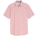 Tom Tailor Ανδρικό Κοντομάνικο Πουκάμισο Striped Shirt 1049594-39591 Ροζ