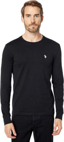 Us Polo Assn. Ανδρικό T-Shirt Μακρυμάνικο Will US40 168 003-199 Μαύρο