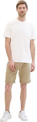 Tom Tailor Ανδρική Μπλούζα Structured T-Shirt  1042412-20000 Λευκό
