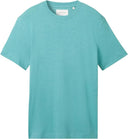 Tom Tailor Ανδρική Μπλούζα Linen T-Shirt  1041826-35272 Πράσινο
