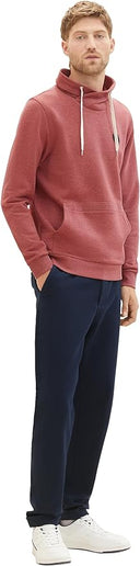 Tom Tailor Ανδρικό Φούτερ Logo Snood 1037753-33764 Μπορντό