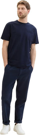 Tom Tailor Ανδρική Μπλούζα Structured T-Shirt  1042412-10668 Μπλε