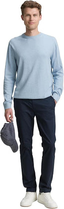 Tom Tailor Ανδρικό Πουλόβερ Basic Knitted Sweater 1039810-38676 Σιέλ