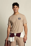 La Martina Ανδρικό T-Shirt MCR009JS388-04167 Μπεζ