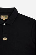 La Martina Ανδρική Polo Μπλούζα CCMP05JS259-09999 Μαύρο
