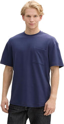 Tom Tailor Ανδρικό Relaxed Structured T-shirt 1045018-34590 Μπλε