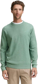 Tom Tailor Ανδρικό Πουλόβερ Basic Knitted Sweater 1039810-38767 Πράσινο