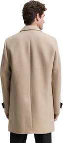 Tom Tailor Ανδρικό Παλτό Classic Wool Coat 1046987-36083 Μπεζ