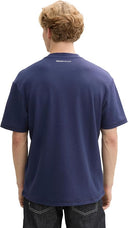 Tom Tailor Ανδρικό Relaxed Structured T-shirt 1045018-34590 Μπλε
