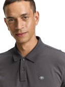 Ανδρική Μπλούζα Polo Μακρυμάνικη Tom Tailor 1043278-10307 Γκρι