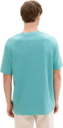 Tom Tailor Ανδρική Μπλούζα Linen T-Shirt  1041826-35272 Πράσινο