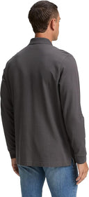 Ανδρική Μπλούζα Polo Μακρυμάνικη Tom Tailor 1043278-10307 Γκρι