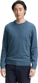 Tom Tailor Ανδρικό Πουλόβερ Basic Knitted Sweater 1039805-38701 Ραφ