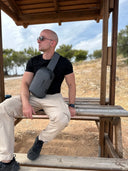 Τσαντάκι ώμου χιαστί crossbody Bange 7221 γκρι