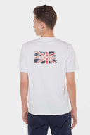 Pepe Jeans Ανδρική Μπλούζα T-Shirt Back Clag PM509921-800 Λευκό