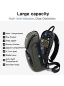 Τσαντάκι ώμου χιαστί crossbody Bange 7565 χακί