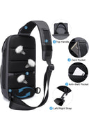 Τσαντάκι ώμου χιαστί crossbody Bange 7565 γκρί