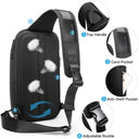 Τσαντάκι ώμου χιαστί crossbody Bange 7566 Μαύρο