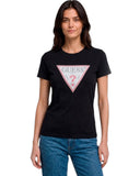 Guess Γυναικείο T-Shirt Original Hot Fix W6YI54K4870-JBLK Μαύρο