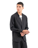 Overshirt Vittorio 100-2526-ALBERTO BLACK Μαύρο