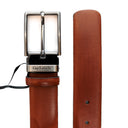 Guy Laroche Ανδρική Δερμάτινη Ζώνη Leather Belt GL202/4 Καφέ