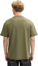 Tom Tailor Ανδρικό Relaxed Structured T-shirt 1045018-10905 Πράσινο