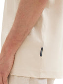 Tom Tailor Ανδρική Μπλούζα Linen T-Shirt  1041826-10336 Μπεζ