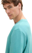 Tom Tailor Ανδρική Μπλούζα Linen T-Shirt  1041826-35272 Πράσινο