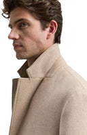 Tom Tailor Ανδρικό Παλτό Classic Wool Coat 1046987-36083 Μπεζ