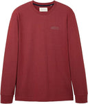 Tom Tailor Ανδρικό T-Shirt Μακρυμάνικο 1037841-32220 Μπορντό